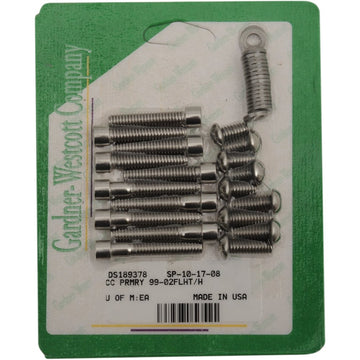 Gardner-Westcott Bolt Kit - Primary Cover Only - Socket-Head SP-10-17-08