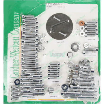 Gardner-Westcott Bolt Kit - Motor Set - Socket-Head P-80-87