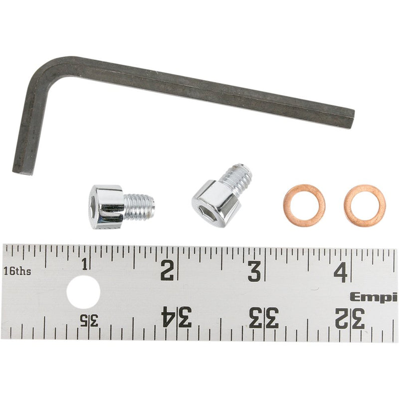 Gardner-Westcott Drain Plug - Fork - Allen Head - Chrome/Polished - 41 mm P-74-45
