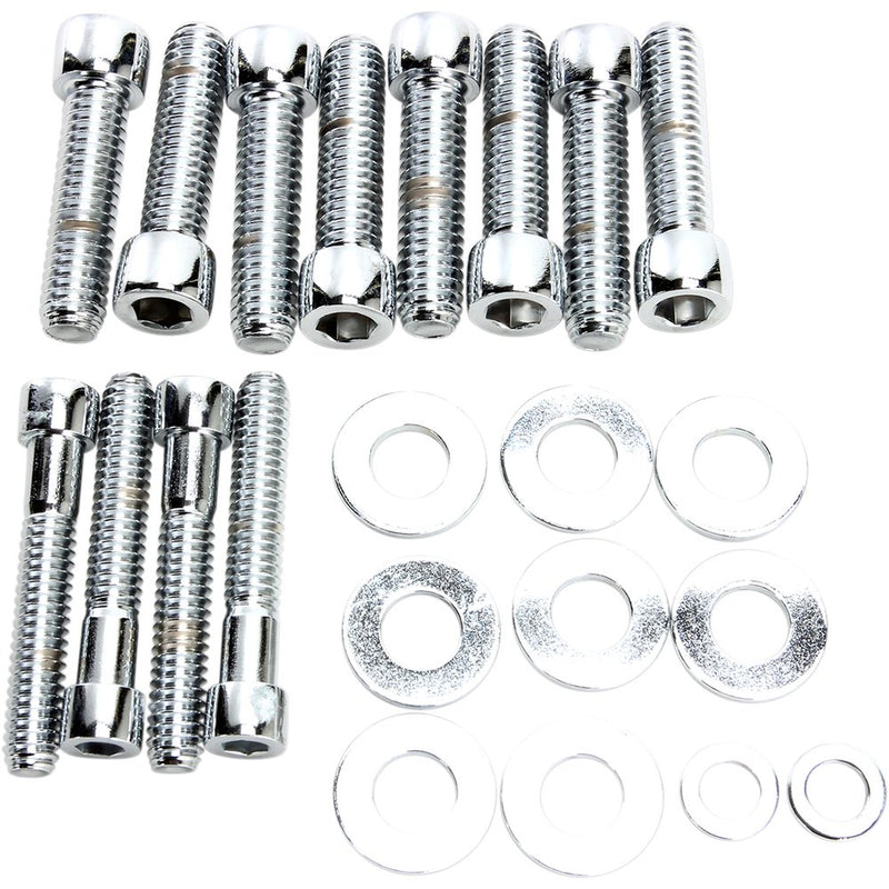 Gardner-Westcott Bolt Kit - Transmission Side Cover - Socket-Head - Chrome P-10-48-07