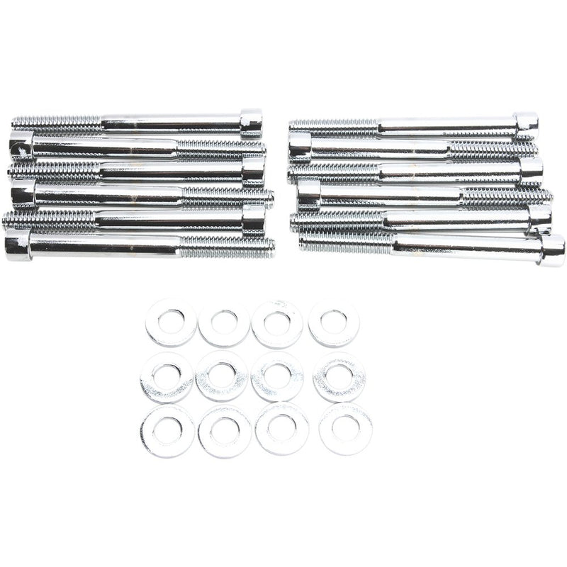 Gardner-Westcott Bolt Kit - Motor Case - Socket-Head - Chrome - M8 P-48-29