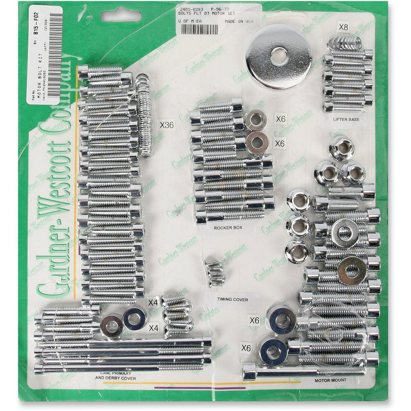 Gardner-Westcott Bolt Kit - Motor Set - Socket-Head - FLHT P-96-77