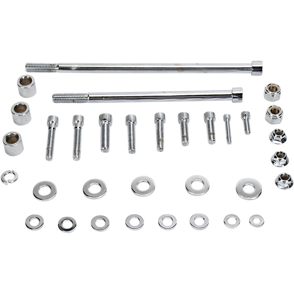 Gardner-Westcott Bolt Kit - Motor Mount - Top/Front/Rear - Socket-Head - Chrome P-96-19