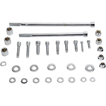 Gardner-Westcott Bolt Kit - Motor Mount - Top/Front/Rear - Socket-Head - Chrome P-96-19