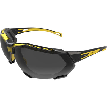 Forceflex FF4 Sunglasses - Foam - Black/Yellow - Smoke Lens FF4-01095-041