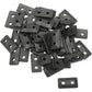 Fast-Trac Backer Plates - Black - Twin - 48 Pack 500X-48