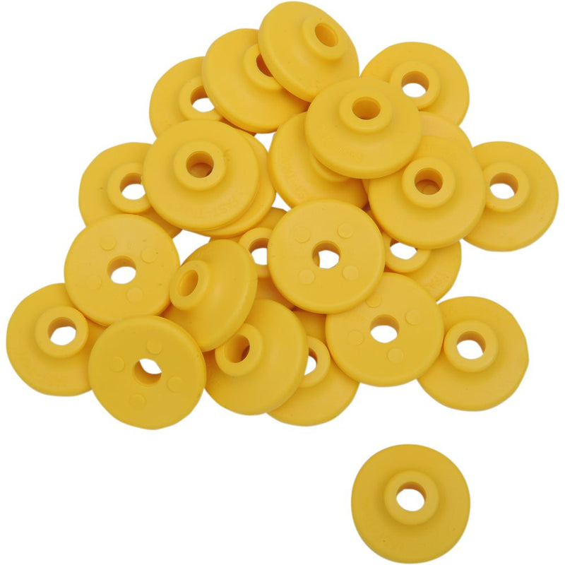 Fast-Trac Extra Large Backer Plates - Yellow - Round - 96 Pack 607RY-96