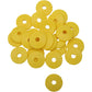 Fast-Trac Backer Plates - Yellow - Round - 24 Pack 215RY-24