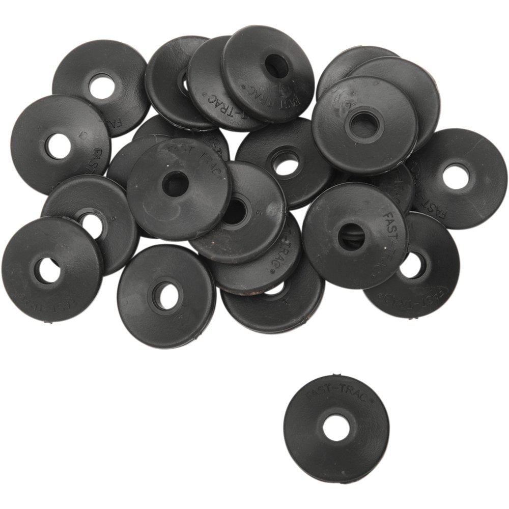 Fast-Trac Backer Plates - Black - Round - 96 Pack 208RX-96