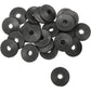 Fast-Trac Backer Plates - Black - Round - 24 Pack 208RX-24