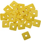 Fast-Trac Backer Plates - Yellow - Square - 96 Pack 207SY-96
