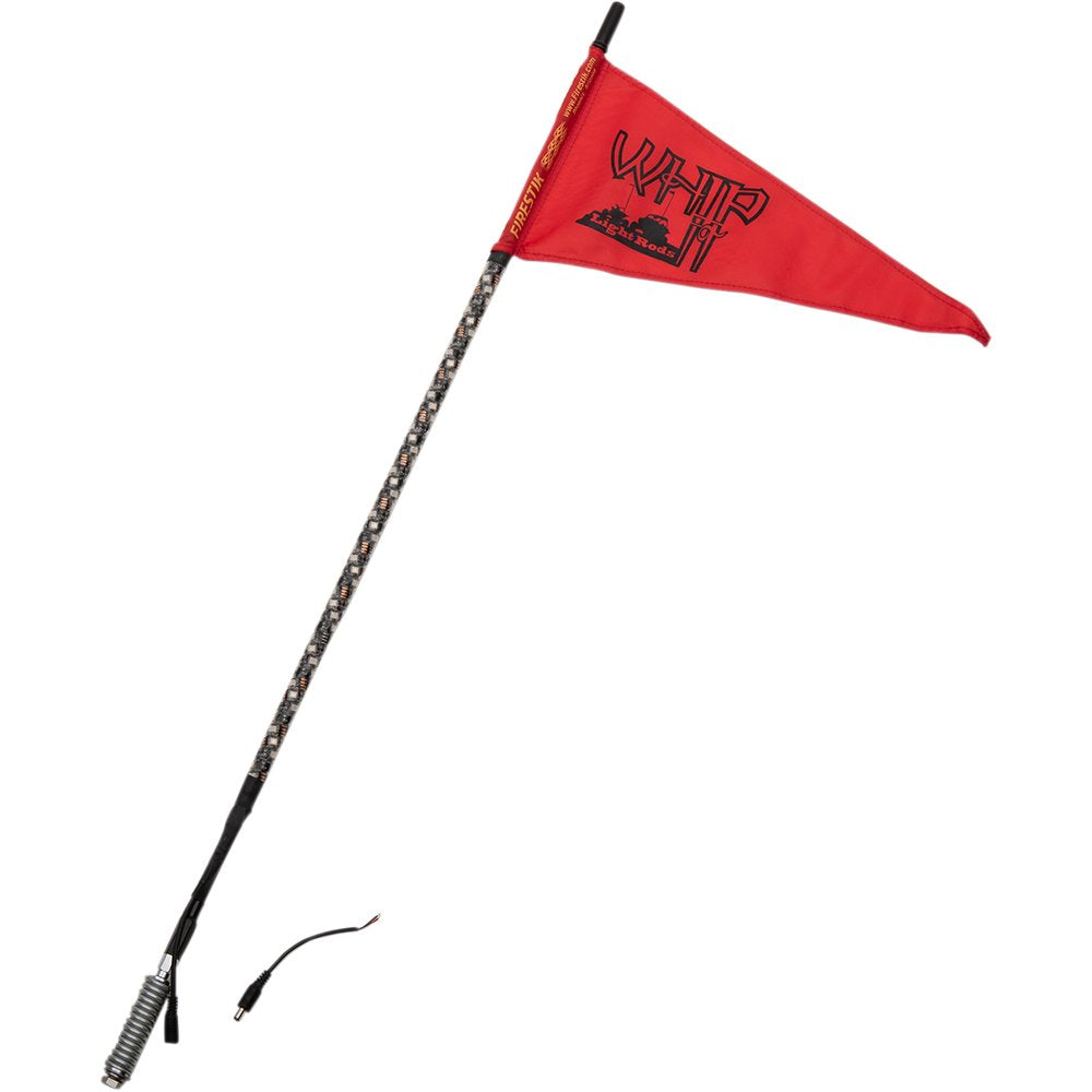 Whipitlightrods 3' Light Rod Whip - Bluetooth - Black 3BBT