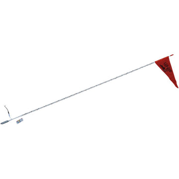 Whipitlightrods Deluxe RF Light Rod Whips - 7' - White 36-2108-V2