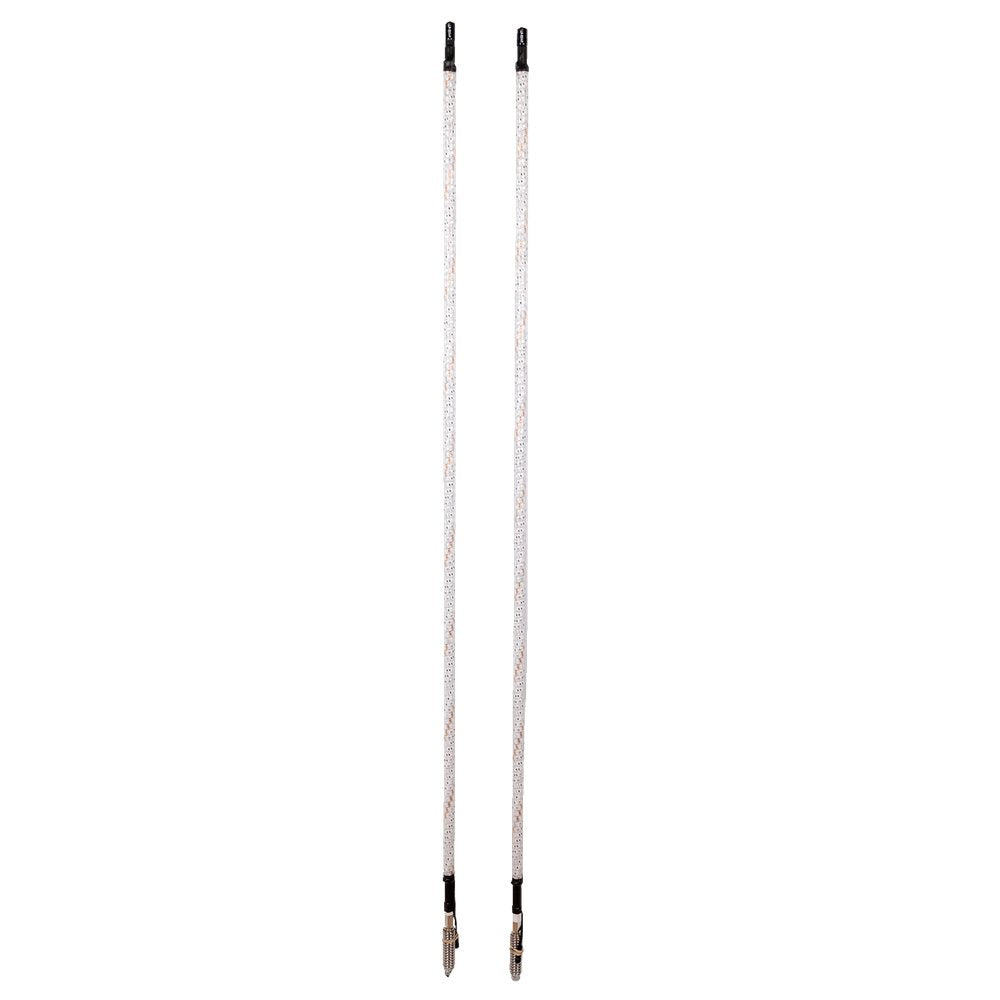 Whipitlightrods 5' Light Rod Whip - Pair - White SB-RGBR-252