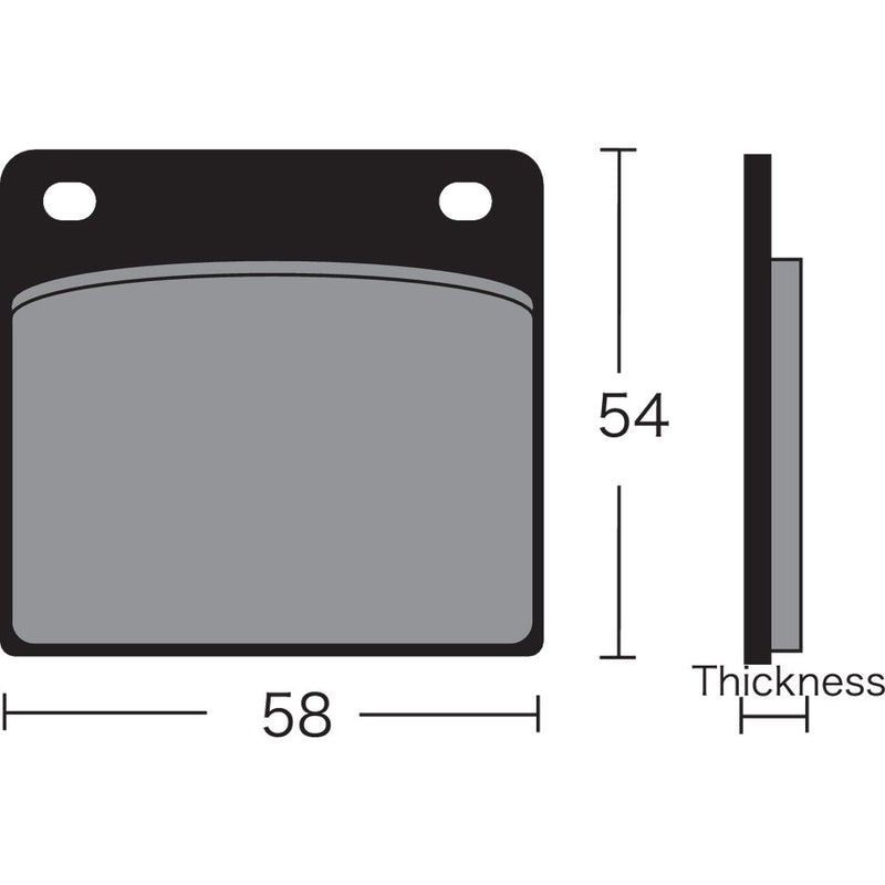Vesrah Semi-Metallic Brake Pads SD-306