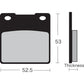 Vesrah Semi-Metallic Brake Pads VD-327