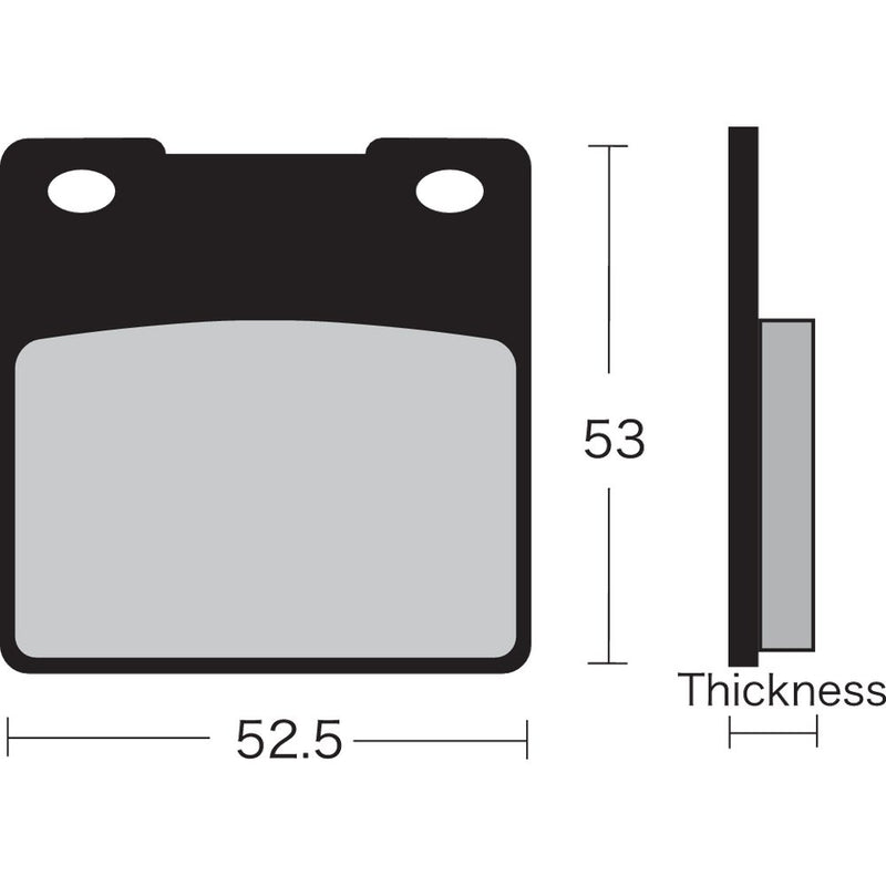 Vesrah Semi-Metallic Brake Pads VD-327