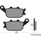 Vesrah Semi-Metallic Brake Pads VD-163