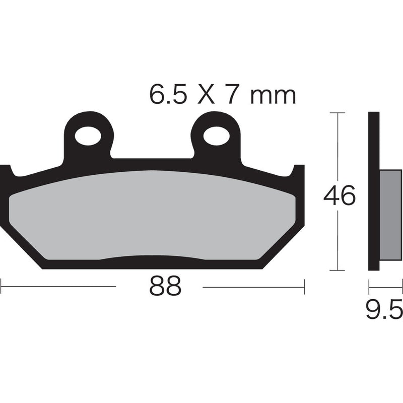 Vesrah Semi-Metallic Brake Pads VD-143/2