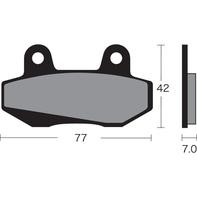 Vesrah Semi-Metallic Brake Pads VD-131