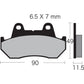 Vesrah Semi-Metallic Brake Pads VD-123/3