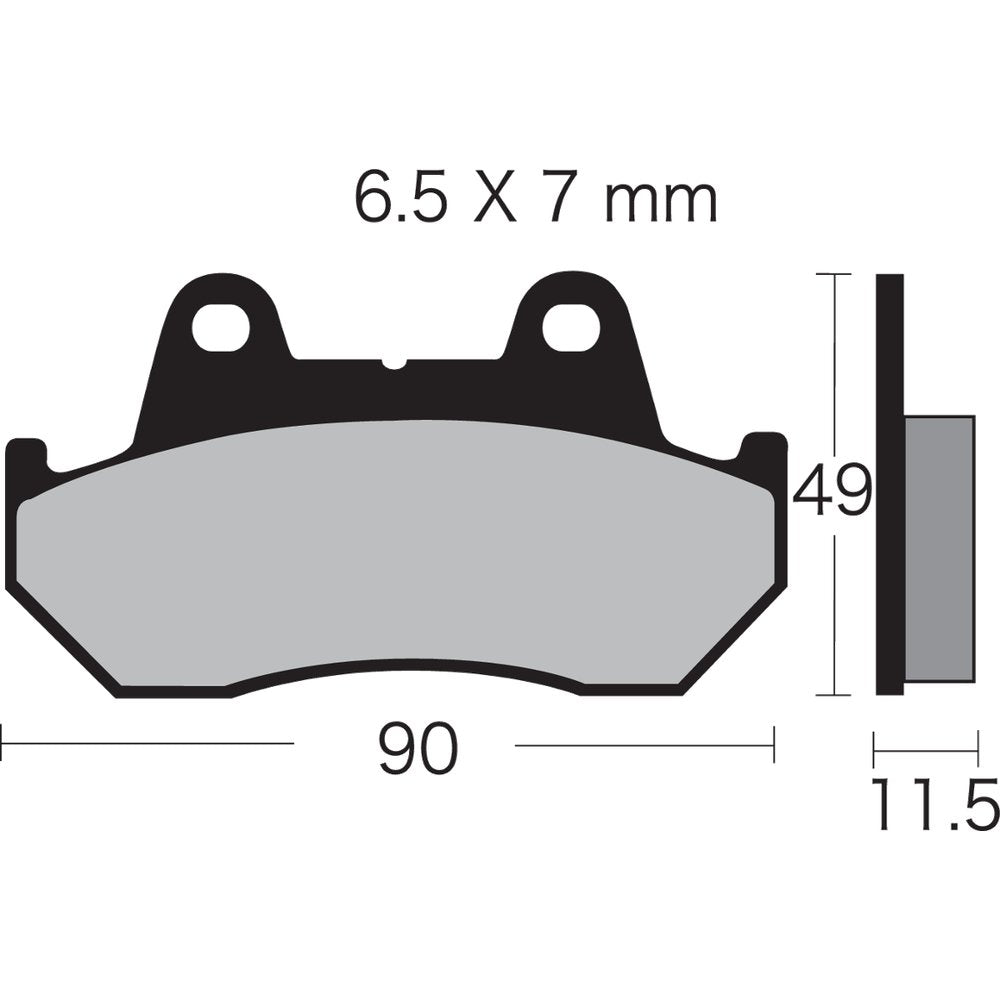Vesrah Semi-Metallic Brake Pads VD-123/3