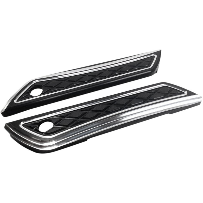 Eddie Trotta Designs Saddlebag Hinge Covers - Black TC-983B