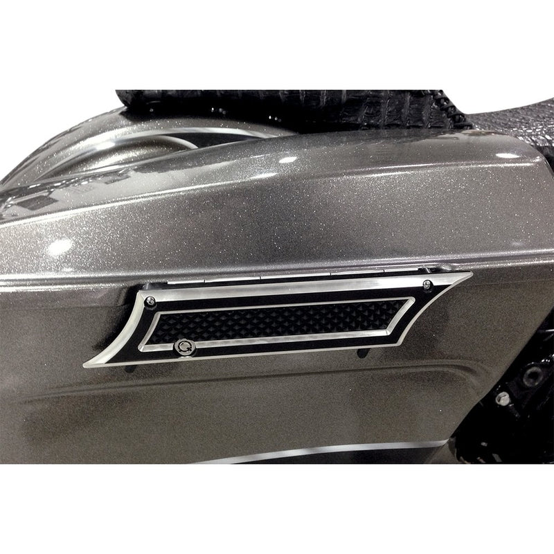 Eddie Trotta Designs Saddlebag Latch Covers - Diamond Cut B - FL '93-'13 TC981B