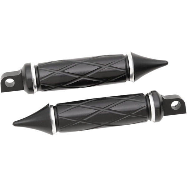 Eddie Trotta Designs Platinum Footpeg - Black TC-780B