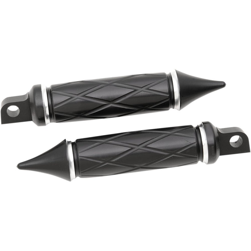 Eddie Trotta Designs Platinum Footpeg - Black TC-780B