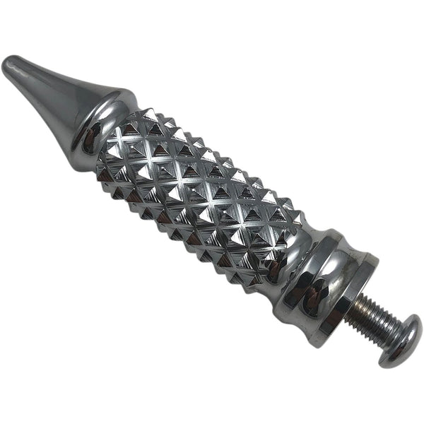 Eddie Trotta Designs Shift Peg - Cross Cut - Chrome TC-558