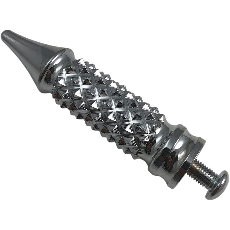 Eddie Trotta Designs Shift Peg - Cross Cut - Chrome TC-558