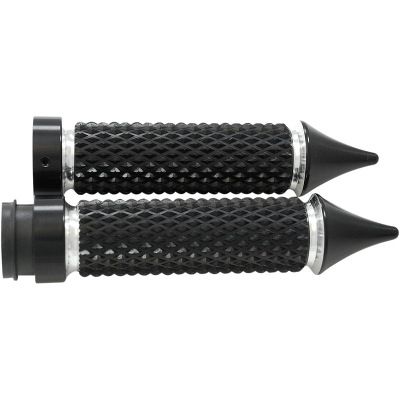 Eddie Trotta Designs Grips - Cross Cut - TBW - Black TC769B