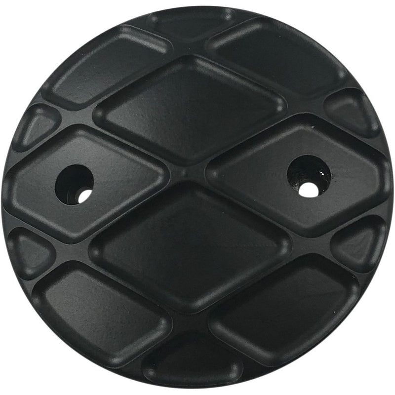 Eddie Trotta Designs Points Cover - Platinum Cut - Black Anodized - M8 TC-566B