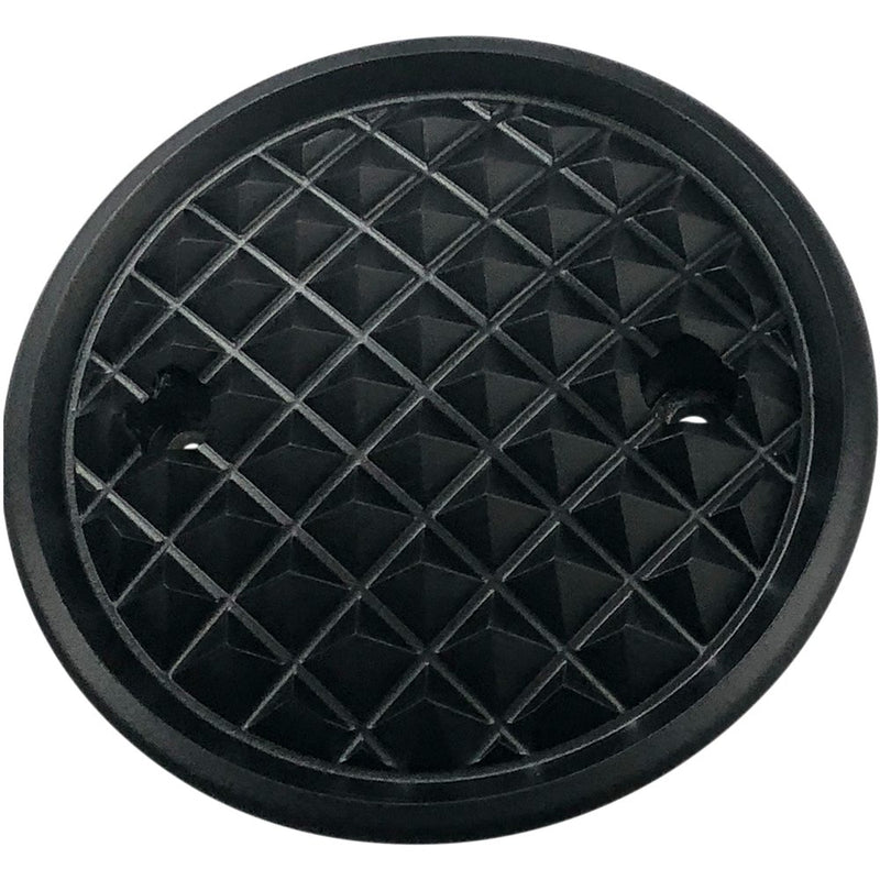 Eddie Trotta Designs Points Cover - Cross Cut - Black Anodized - M8 TC-565B