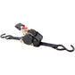 Erickson Retractable Ratchet Tie-Downs - 6' - Black 34413