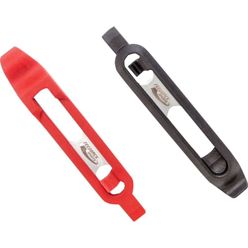 Feedback Sports Steel Core Tire Levers 2.0 - 2-in-1 Tire & Brake Tool 17139