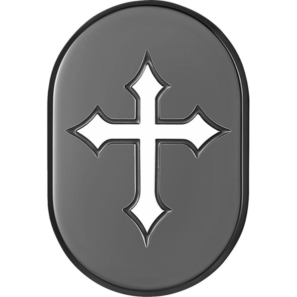 Figurati Designs Antenna Cover - Right Rear Fender - Cross - Black FD41-AC-BLK-RT