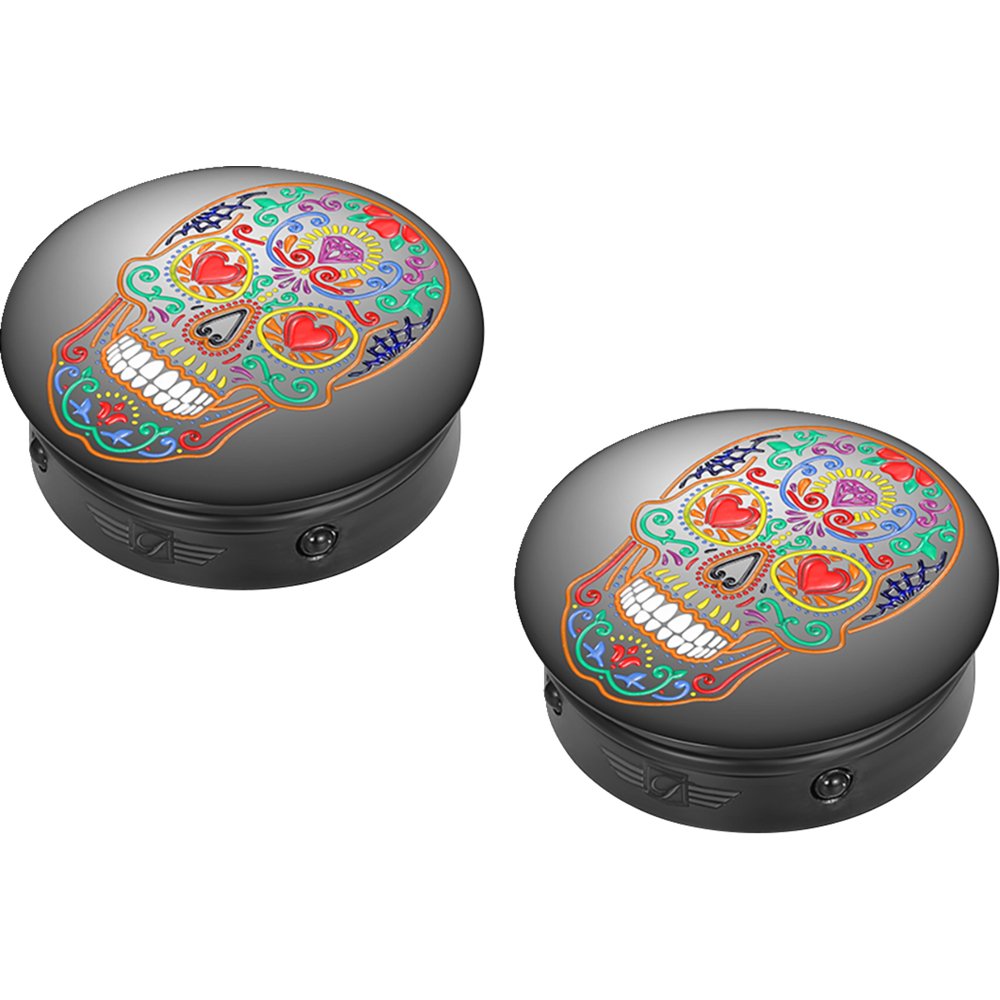 Figurati Designs Docking Cover - Short - Black - Sugar Skull FD30-DC-25-30-BLK