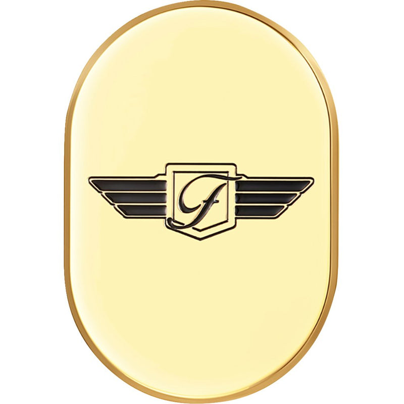 Figurati Designs Antenna Cover - Right Rear Fender - FD Logo - Gold FD-01-AC-GLD-RT
