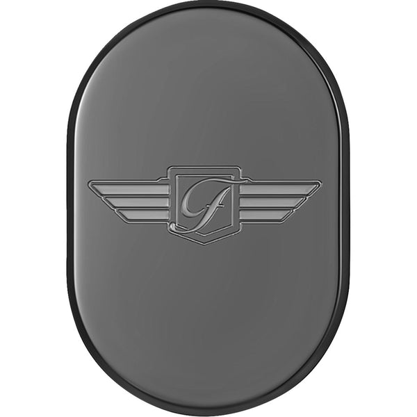 Figurati Designs Antenna Cover - Left Rear Fender - FD Logo - Black FD-01-AC-BLK-LT