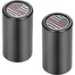 Figurati Designs Docking Covers - American Flag - Red Line - Long - Black FD73-DC-2545-BK