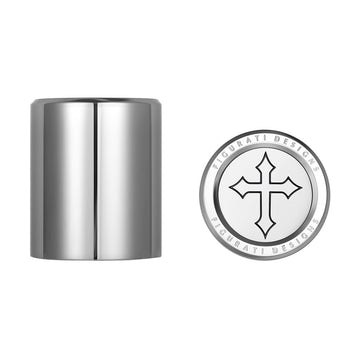 Figurati Designs Docking Covers - Cross - Silver FD41-DC-2730-SS