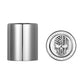 Figurati Designs Docking Covers - American Flag Skull - Contrast Cut - Silver FD27-DC-2730-SS