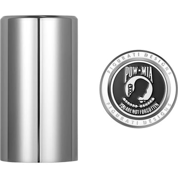 Figurati Designs Docking Covers - POW MIA - Long - Silver FD50-DC-2545-SS