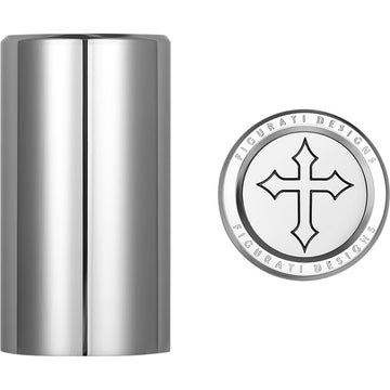 Figurati Designs Docking Covers - Cross - Long - Silver FD41-DC-2545-SS