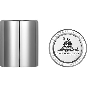 Figurati Designs Docking Covers - Don't Tread On Me - Short - Silver FD40-DC-2530-SS