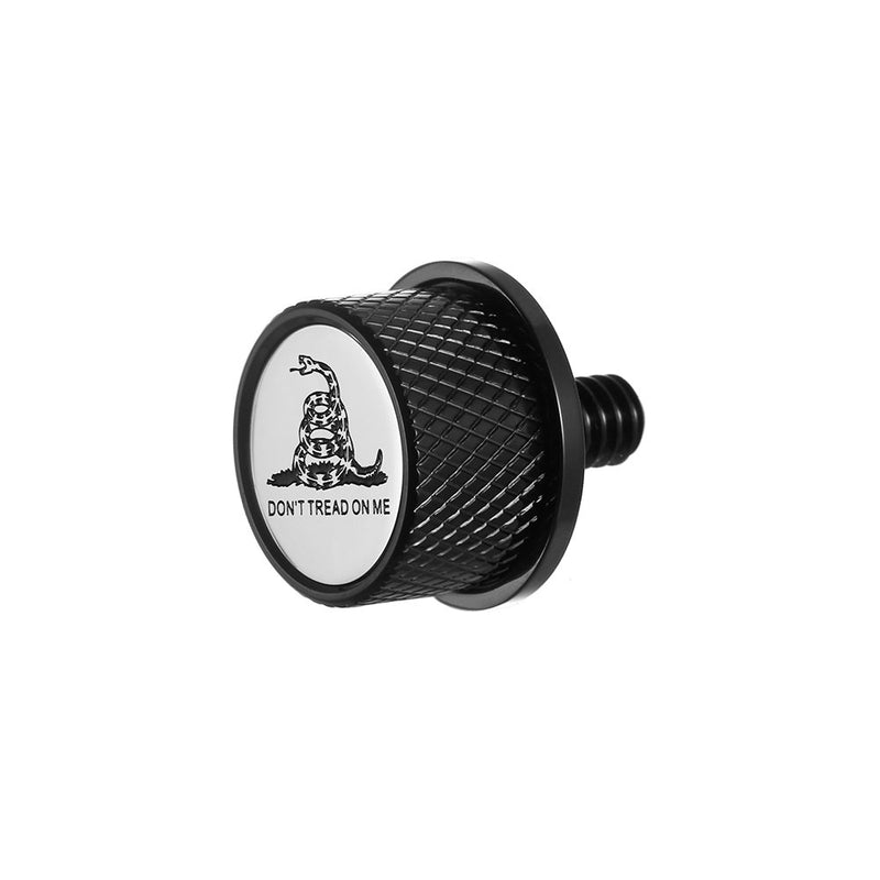 Figurati Designs Seat Mounting Knob - Black - Don't Tread On Me FD40-SEAT KN-BK