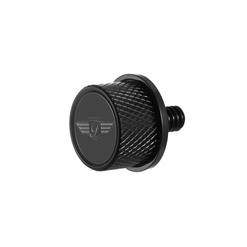 Figurati Designs Seat Mounting Knob - Black - Logo FD01-SEAT KN-BK