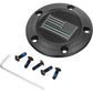 Figurati Designs Timing Cover - 5 Hole - Green Line American Flag - Black FD72-TC-5H-BLK